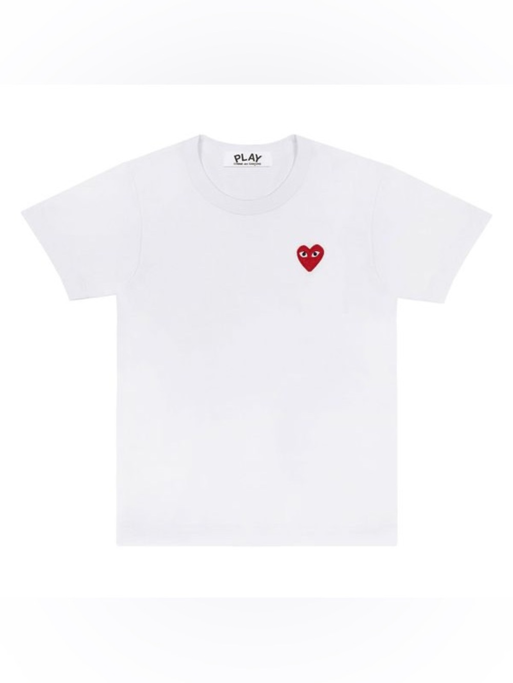 Comme des Garçons PLAY Heart Logo T-Shirt 'White' SZ S